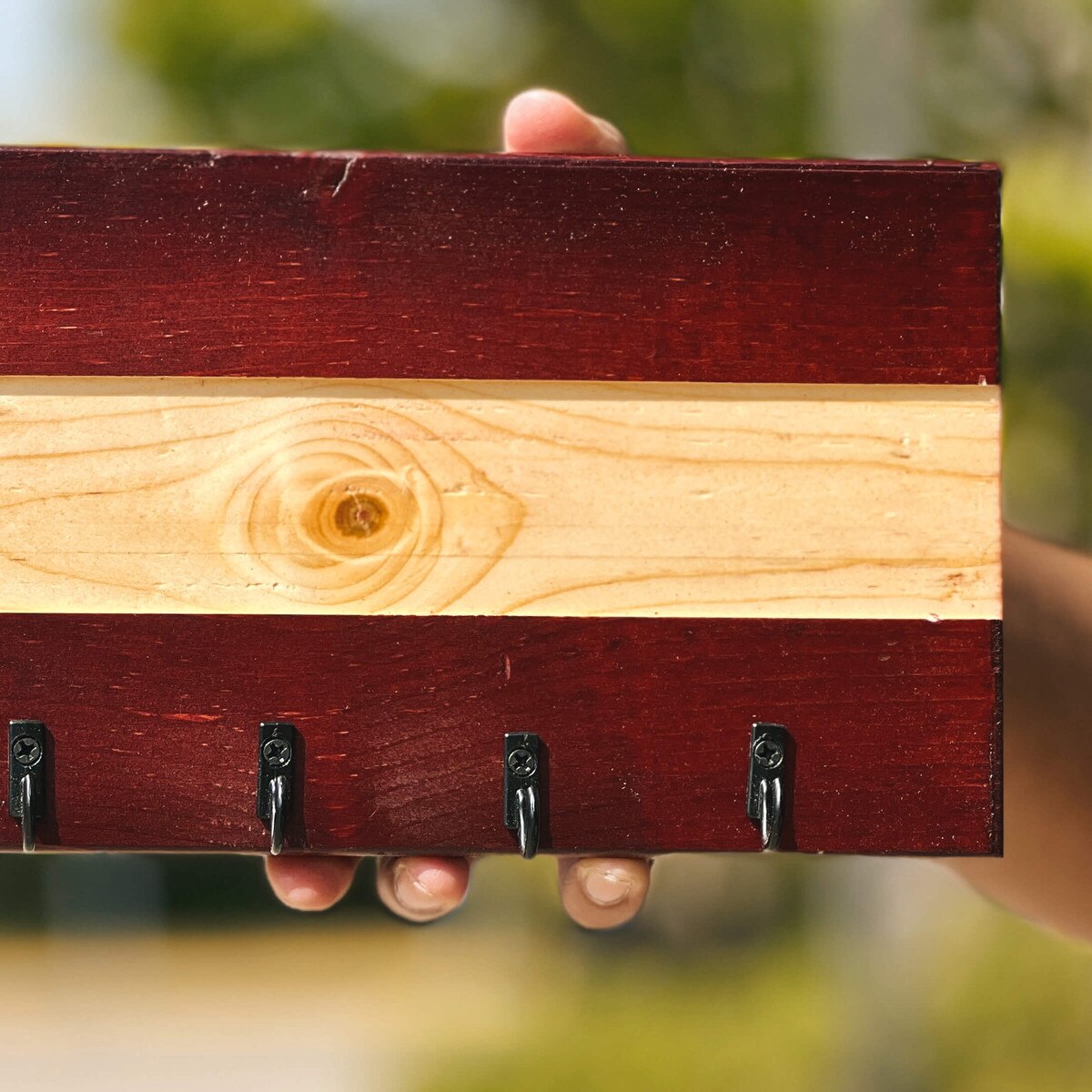 I-State Wood and Cardinal Key Rack